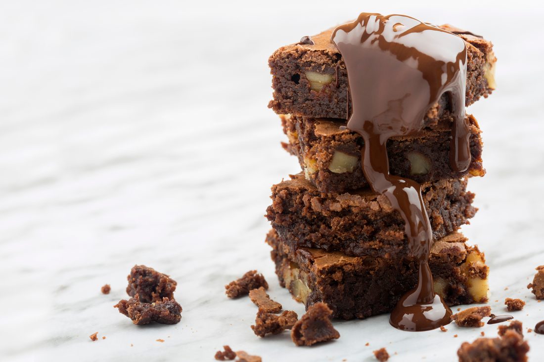 Rich chocolate fudge brownies